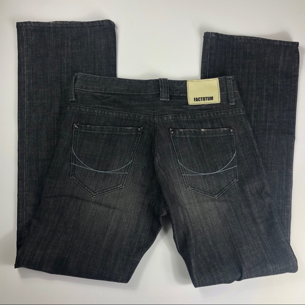 Factotum Jeans Black Washed sz 31 - Picture 5 of 5